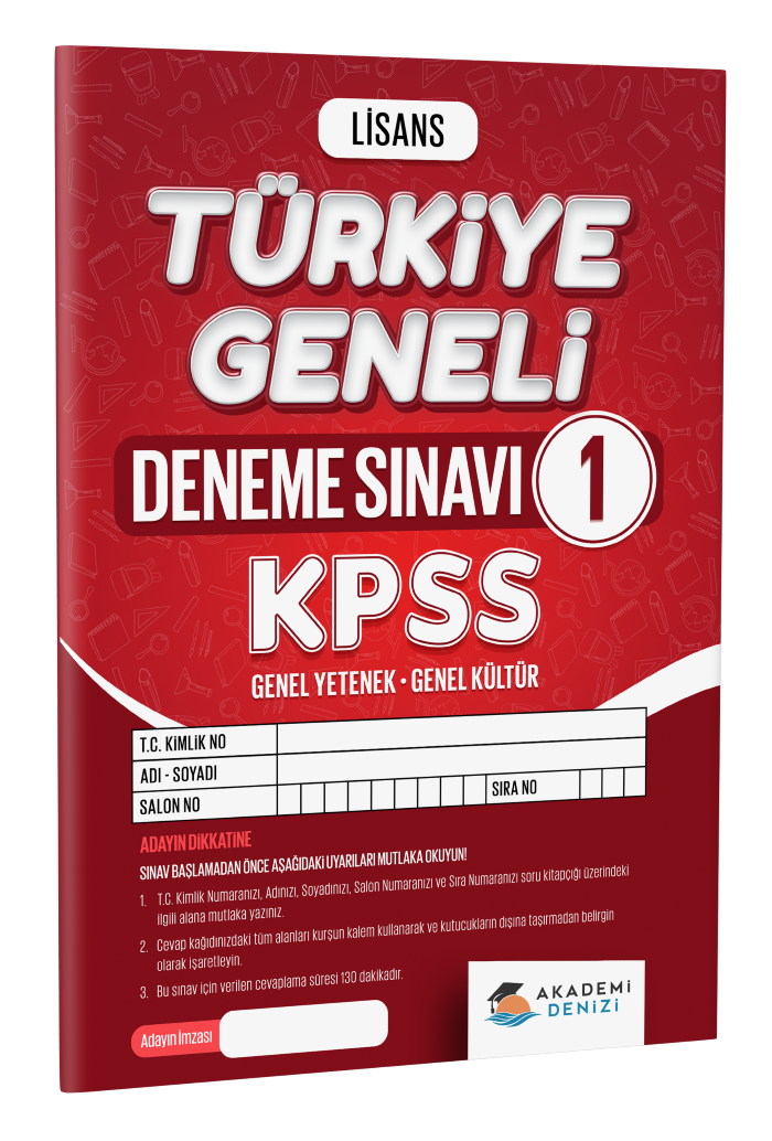 AKADEMİ DENİZİ KPSS LİSANS TG1 - 2025-26
